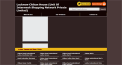 Desktop Screenshot of lucknow-chikan-house.com